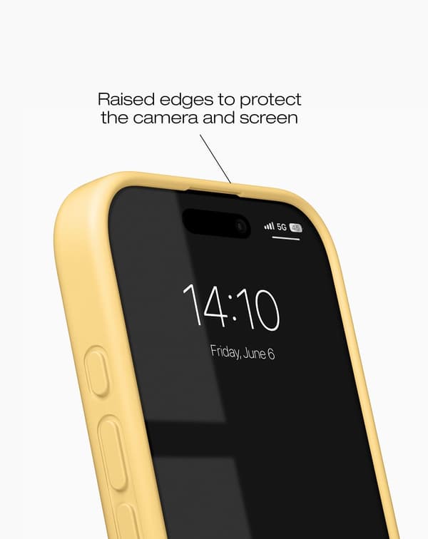 Silicone Case iPhone 16 Pro Max Soft Lemon