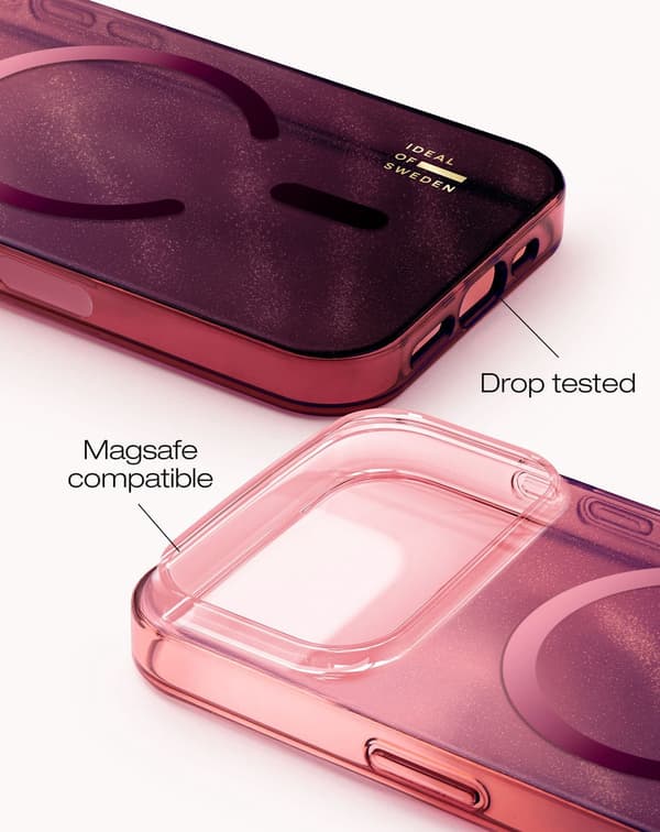 Clear Case MagSafe iPhone 17 Pro Max / 18 Pro Max Cherry Lacquer
