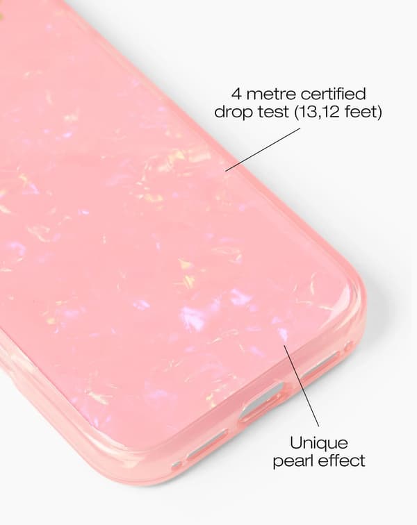 Pearlised Case iPhone 16 Pink