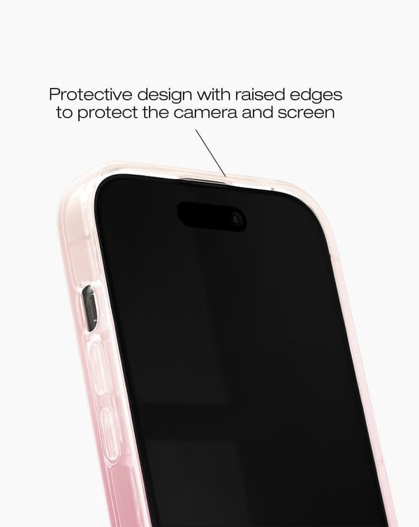 Clear Case iPhone 13 / 14 / 15 / 16e / 17e Rose Blush