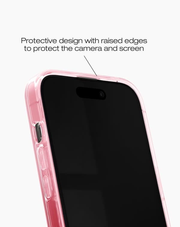 Clear Case MagSafe iPhone 13 / 14 / 15 / 16e / 17e Cherry Lacquer