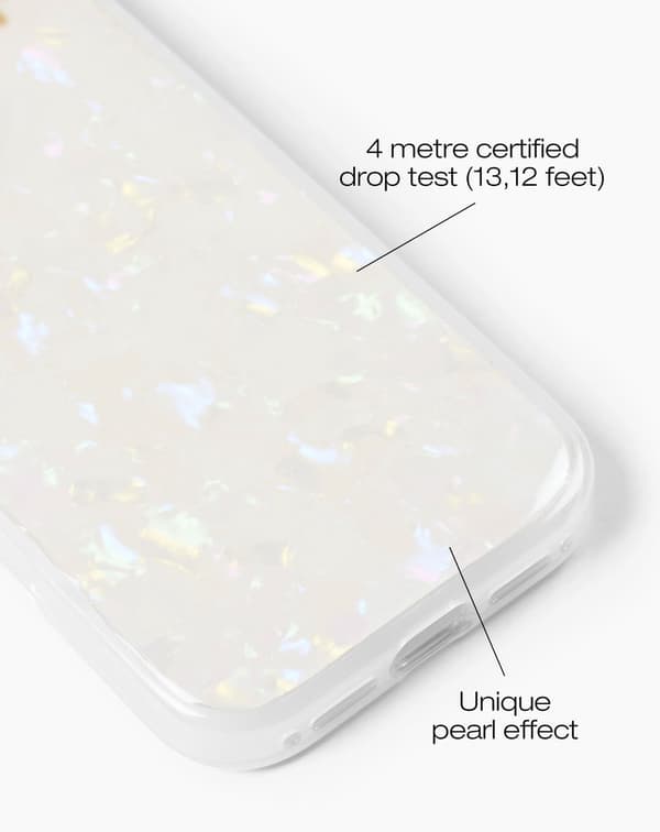 Pearlised Case iPhone 16 Pro White