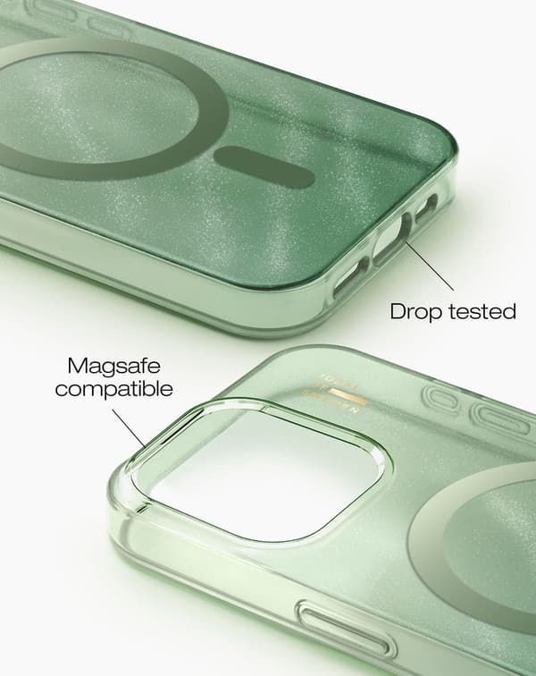 Clear Case MagSafe iPhone 15 Pro Max Sage Green