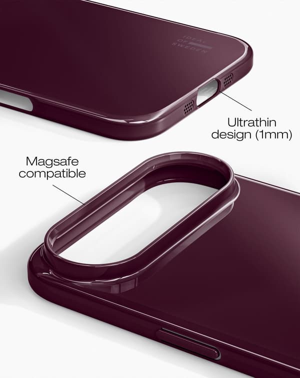 Slim Case MagSafe iPhone 17 Air Glossy Cherry