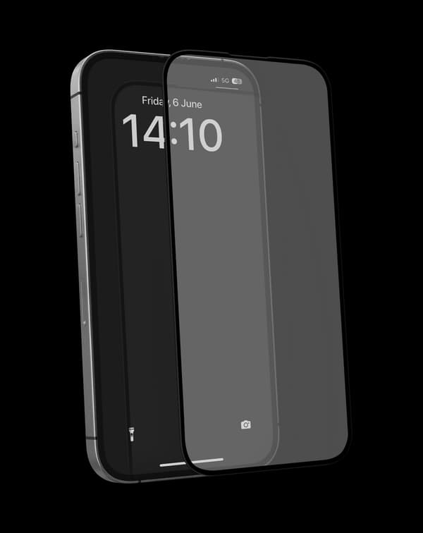 IDEAL Full Coverage Anti Glare Glass iPhone 15 Pro