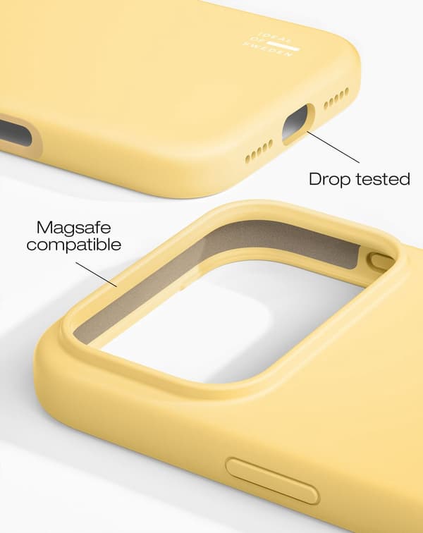 Silicone Case MagSafe iPhone 17 Pro Max Soft Lemon