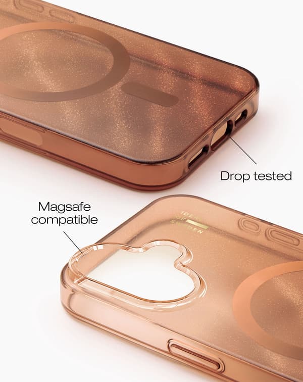 Clear Case MagSafe iPhone 16 Mocha Mousse