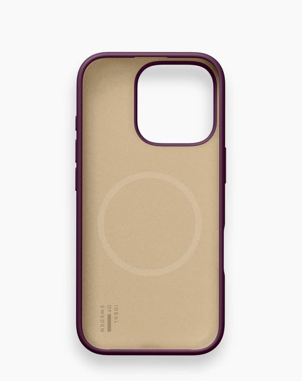 Soft Swirl Silicone Case MagSafe iPhone 16 Pro Max Velvet Plum