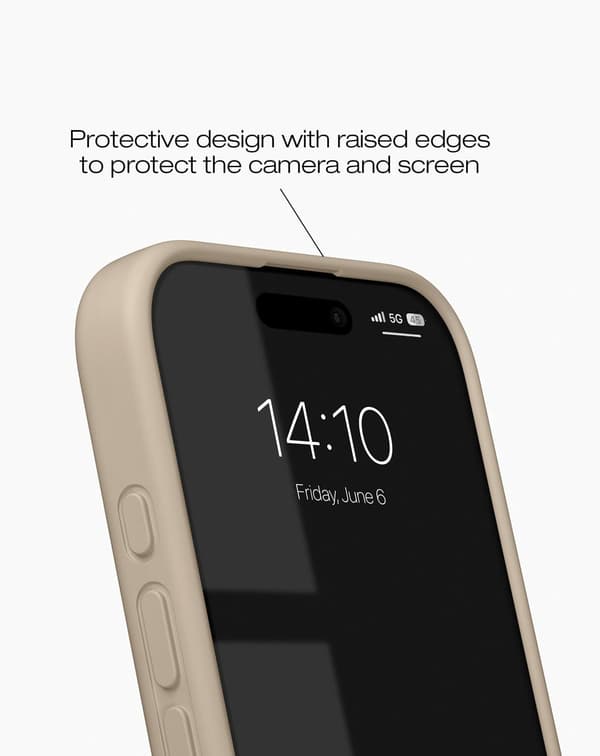 Silicone Case MagSafe iPhone 17 Perfect Beige