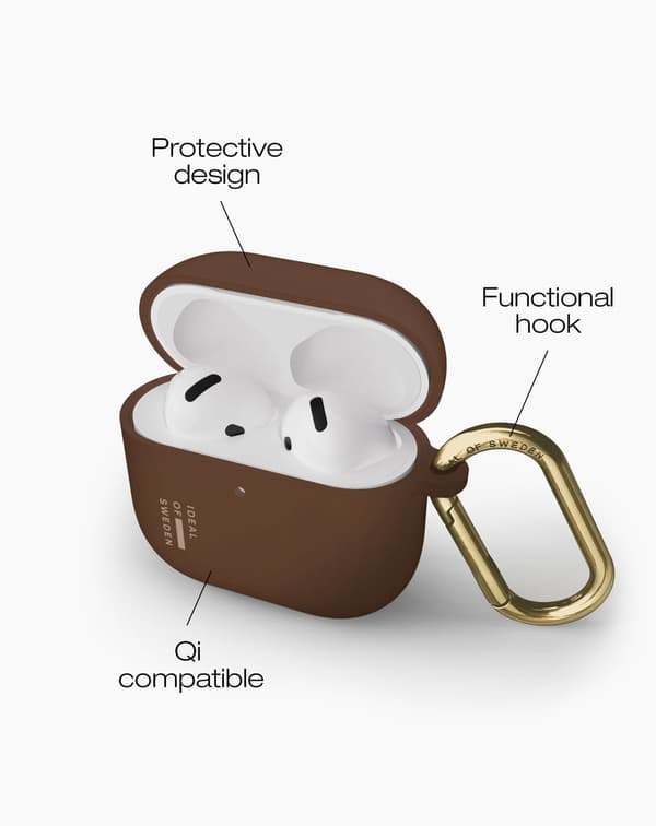 Silicone AirPods Case Gen 4 Mocha Mousse