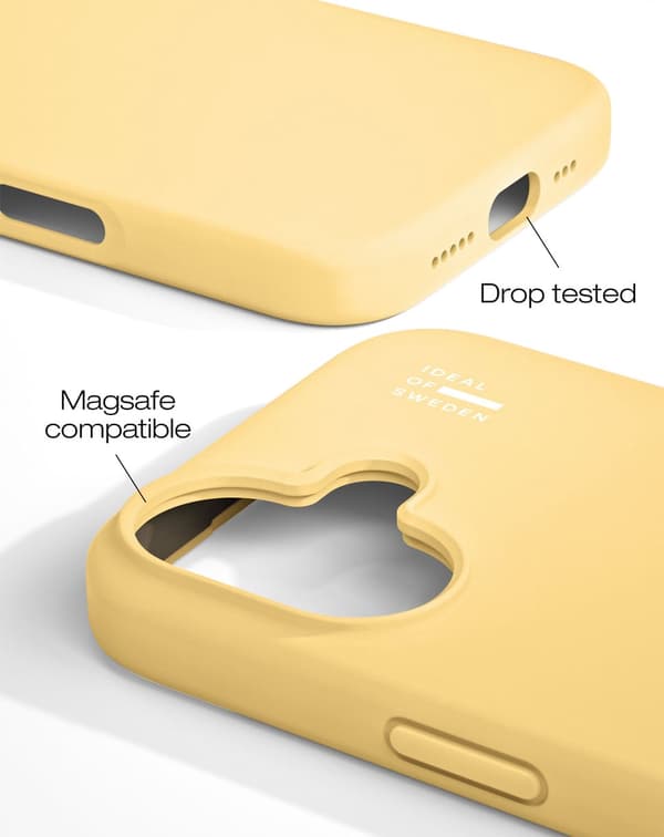 Silicone Case MagSafe iPhone 17 Soft Lemon