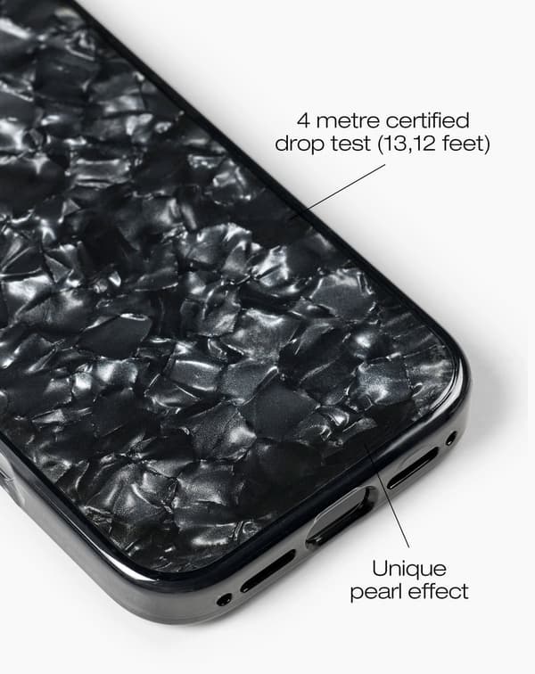 Pearlised Case iPhone 16 Pro Black