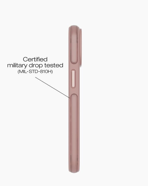 Ideal Bumper Case MagSafe iPhone 13 / 14 / 15 / 16e / 17e Blush Pink