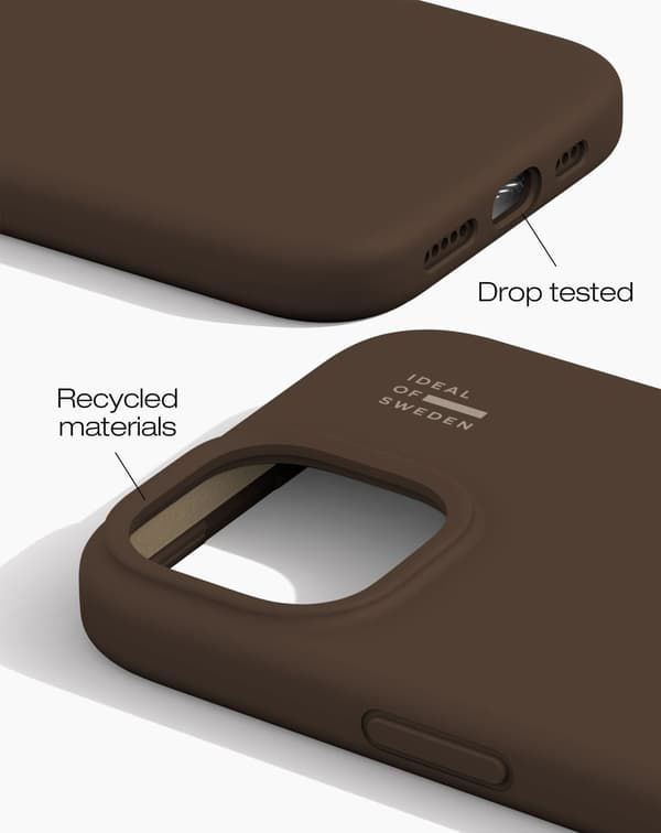Silicone Case iPhone 13 / 14 / 15 / 16e / 17e Mocha Mousse