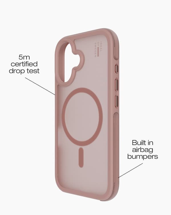 Ideal Bumper Case MagSafe iPhone 16 Plus Blush Pink