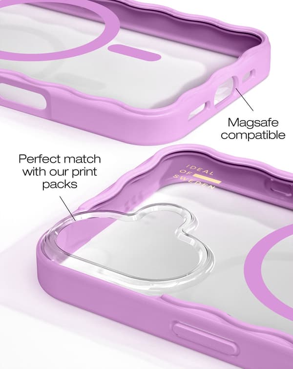 Wavy Case MagSafe iPhone 17 Pink