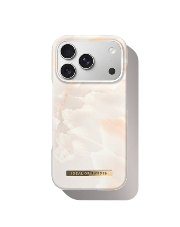 Printed Case MagSafe iPhone 17 Pro Max Rose Pearl Marble