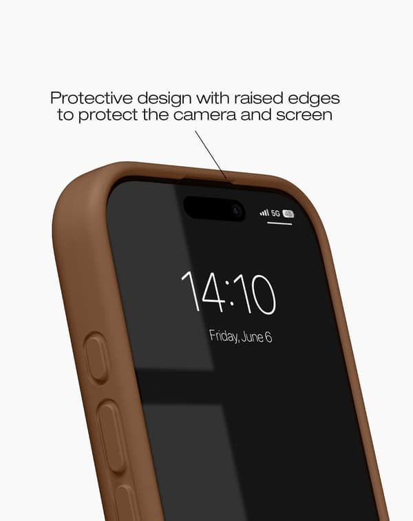 Soft Swirl Silicone Case MagSafe iPhone 16 Pro Max Salted Caramel