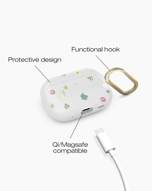 Clear AirPods Case Pro 3 Petite Floral