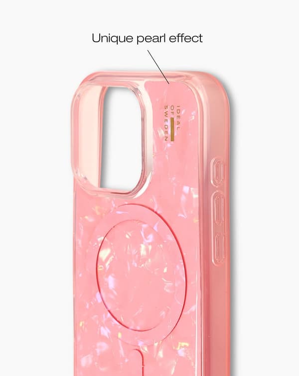 Pearlised Case MagSafe iPhone 16 Pro Pink