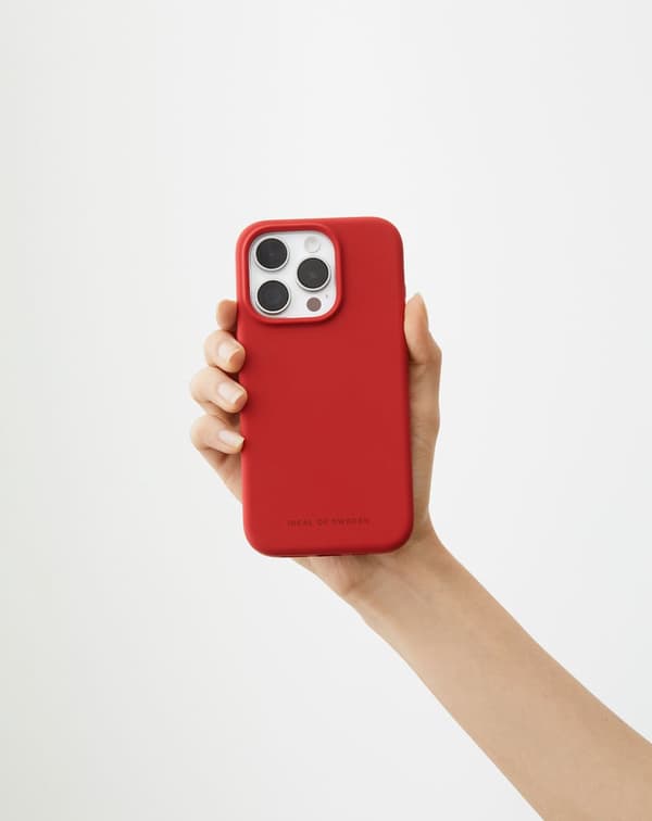 Silicone Case iPhone 16 Pro Max Red