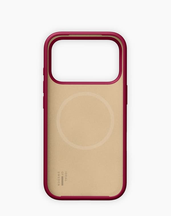 Silicone Case MagSafe iPhone 17 Pro Cranberry