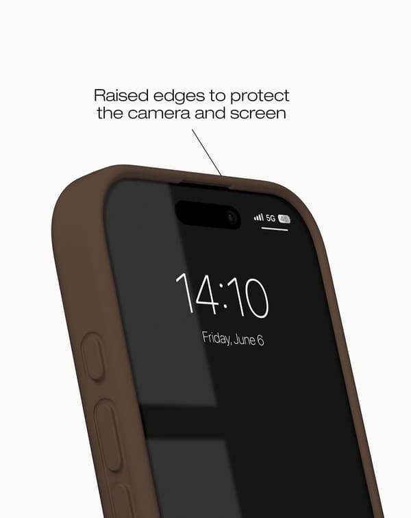 Silicone Case MagSafe iPhone 16 Pro Mocha Mousse