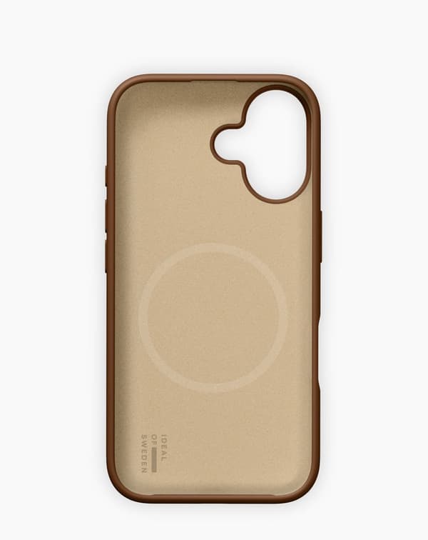 Soft Swirl Silicone Case MagSafe iPhone 16 Salted Caramel