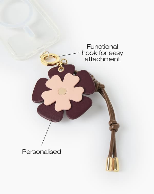 Bag Charm Flower