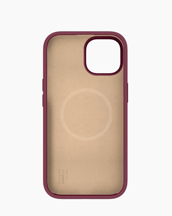 Silicone Case MagSafe iPhone 13 / 14 / 15 / 16e / 17e Fine Wine