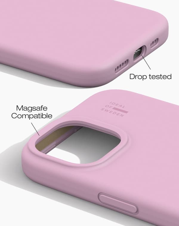 Silicone Case MagSafe iPhone 13 / 14 / 15 / 16e / 17e Bubblegum Pink
