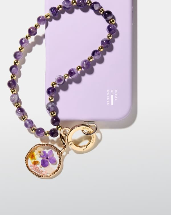 Phone Wristlet Strap Amethyst