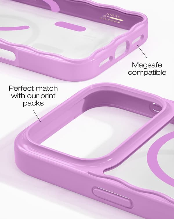 Wavy Case MagSafe iPhone 17 Pro Max Pink