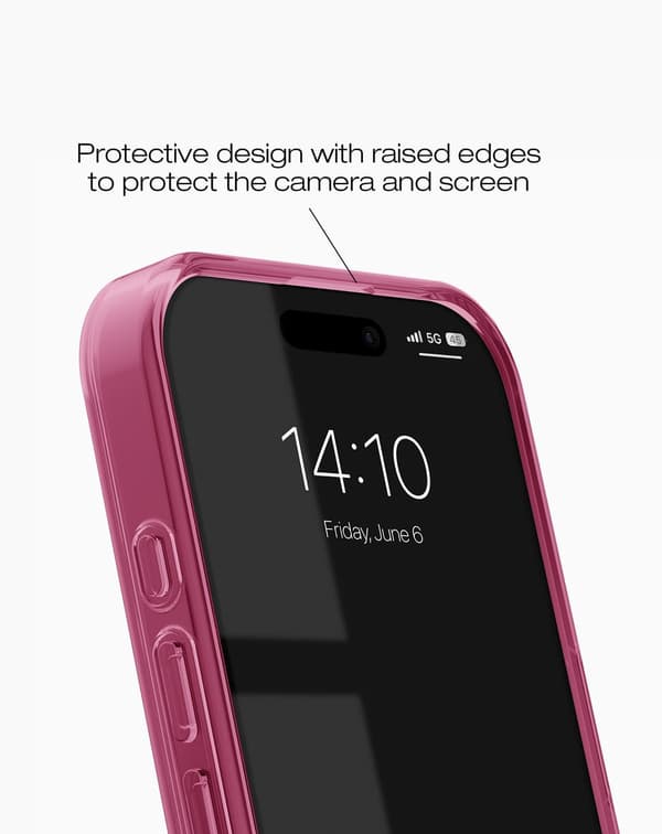 Clear Case MagSafe iPhone 16 Pro Max Cherry Crush