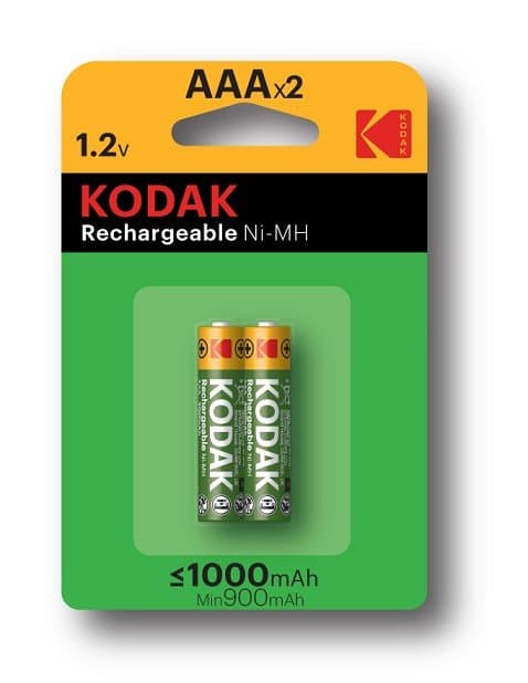Laddningsbart AAA batterie 2-pack 1000 mAh NiMH