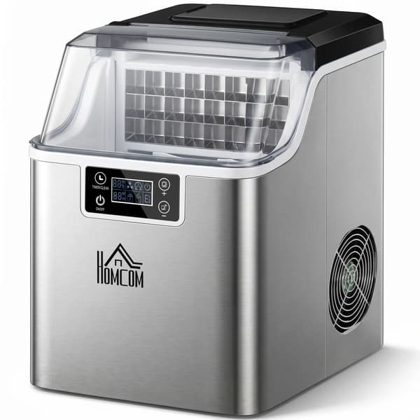 Ismaskine 20 kg/24 timer, Rustfrit Stål, Sølv - Kompakt og Selvrensende