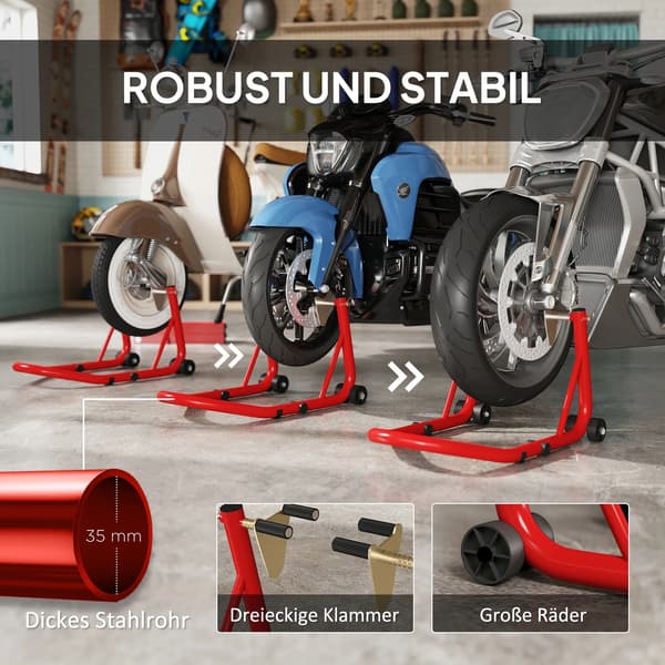 Motorcykelstativ Rd - Stl - til Reparation, Vedligeholdelse & Opbevaring