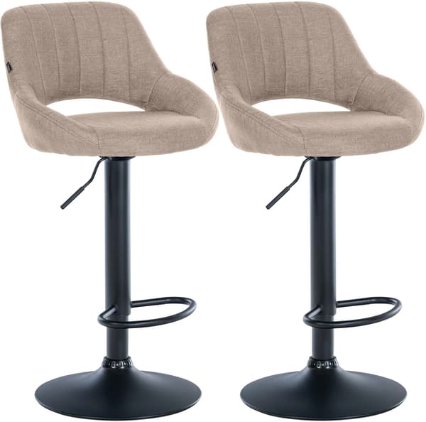 Set med 2 Milet barstolar tyg