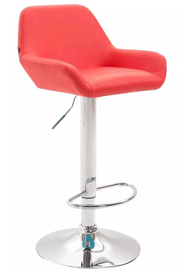 Set med 2 Braga Barstolar Konstläder Krom