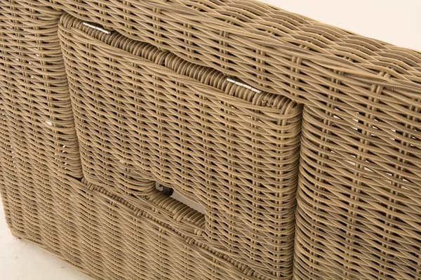 Ancona Udendørs Sofa, Naturfarve, Aluminiumsstel, Plastmateriale