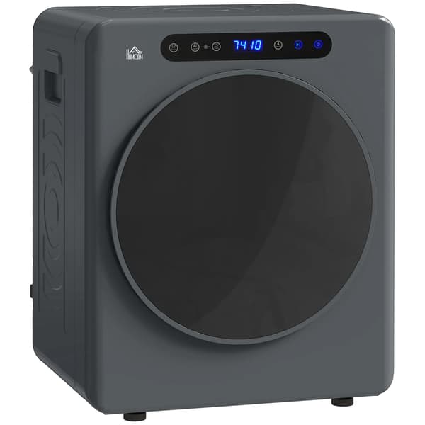 Torktumlare, 6 program, 40-60℃, 4 kg kapacitet, kompakt, touch-kontroll, grå