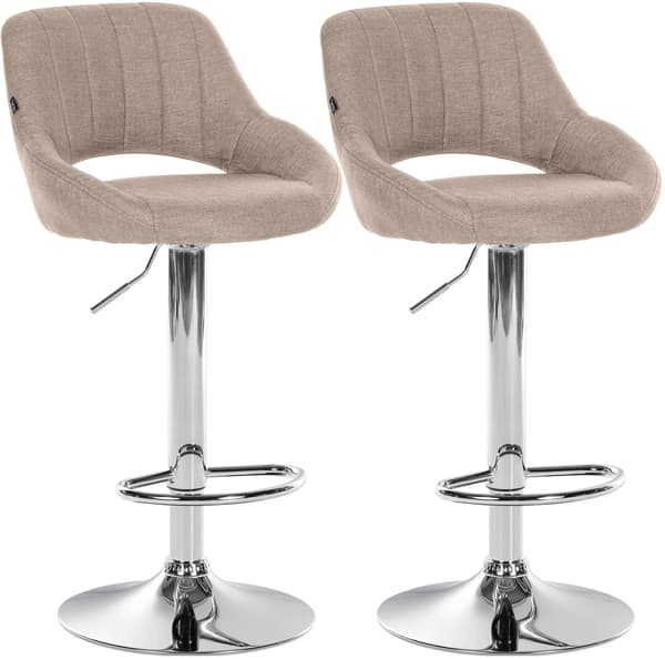 Set med 2 Milet Barstolar, Tyg