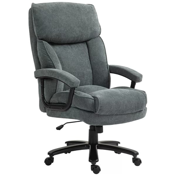 Ergonomisk Kontorstol i Grå Polyester, 200 kg Kapacitet