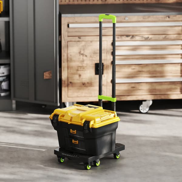 Foldbar Sækkevogn - Metal/Plastik - Max 200kg - Grøn