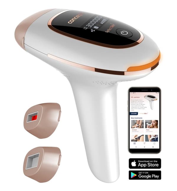 Concept IL3020 epilator Roséguld, Vit