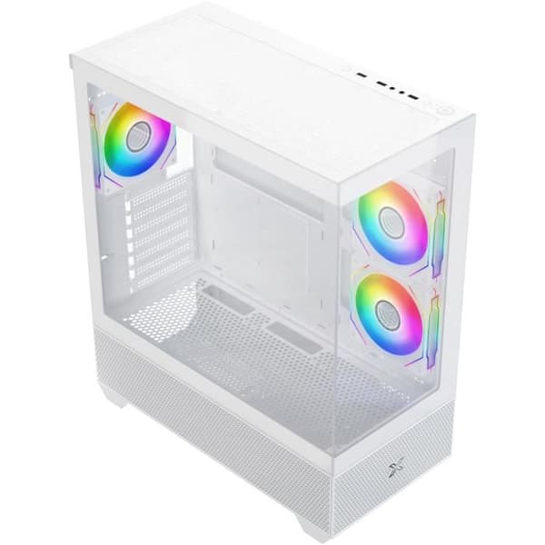 XIGMATEK Alphard Arctic Mid-Tower Fodral - E-ATX - Vit