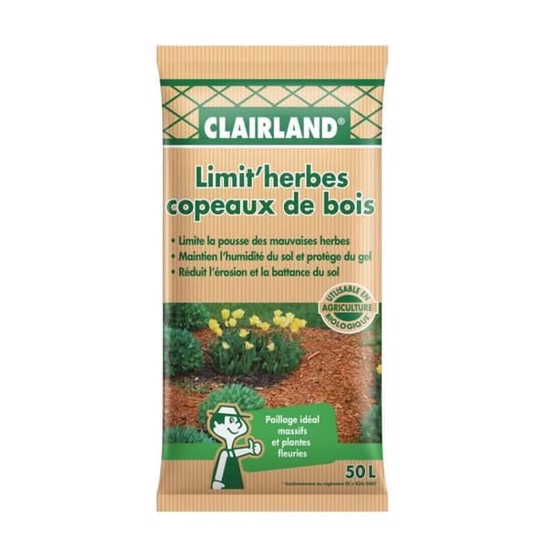 CLAIRLAND Luonnonpuulastut Limit'herbes - 50 L