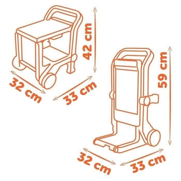 SMOBY - Black+Decker - Handkärra - från 3 år