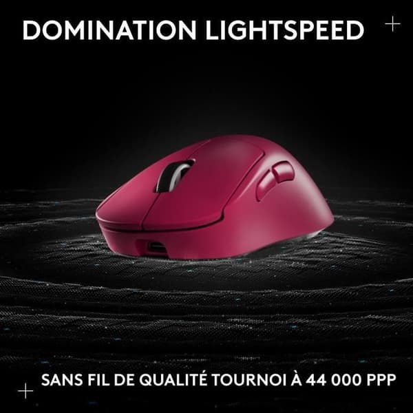 Trådlös spelmus - Logitech - G Pro X Superlight 2 DEX - Rosa