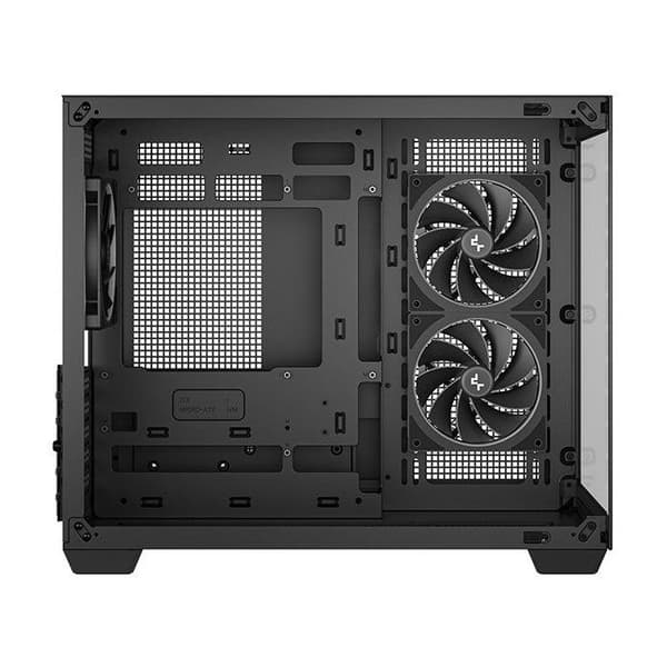 PC-kabinet - DEEPCOOL - CG330 - Mini Tower - Micro-ATX formfaktor - Inkluderer 3 ARGB-blæsere - Sort